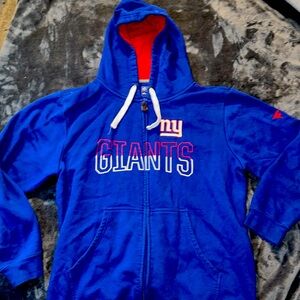 ny giants zip up hoodie